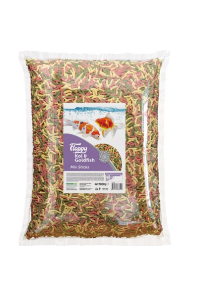 FLP038-FLOPPY GOLDFISH MIX STICKS 1KG